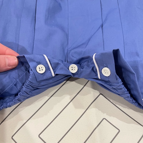 NWT Orient Express Smocked Christmas Romper - Picture 5 of 9